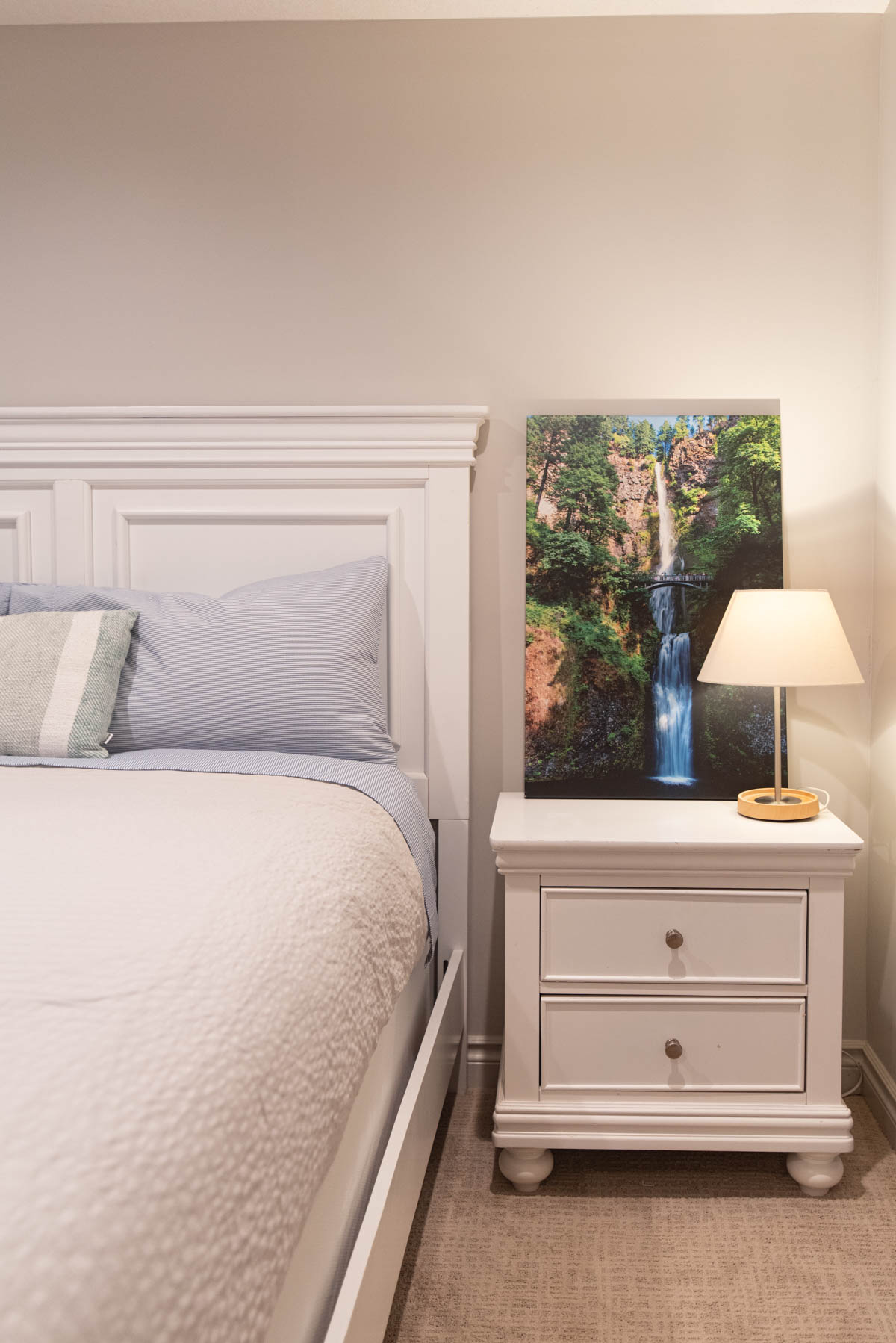 Basement suite bedroom makeover