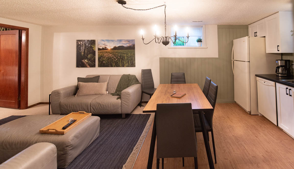 Cozy basement suite makeover