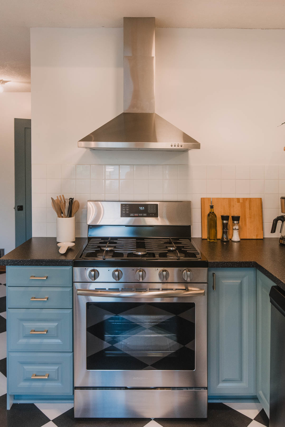 Blue Kitchen Makeover