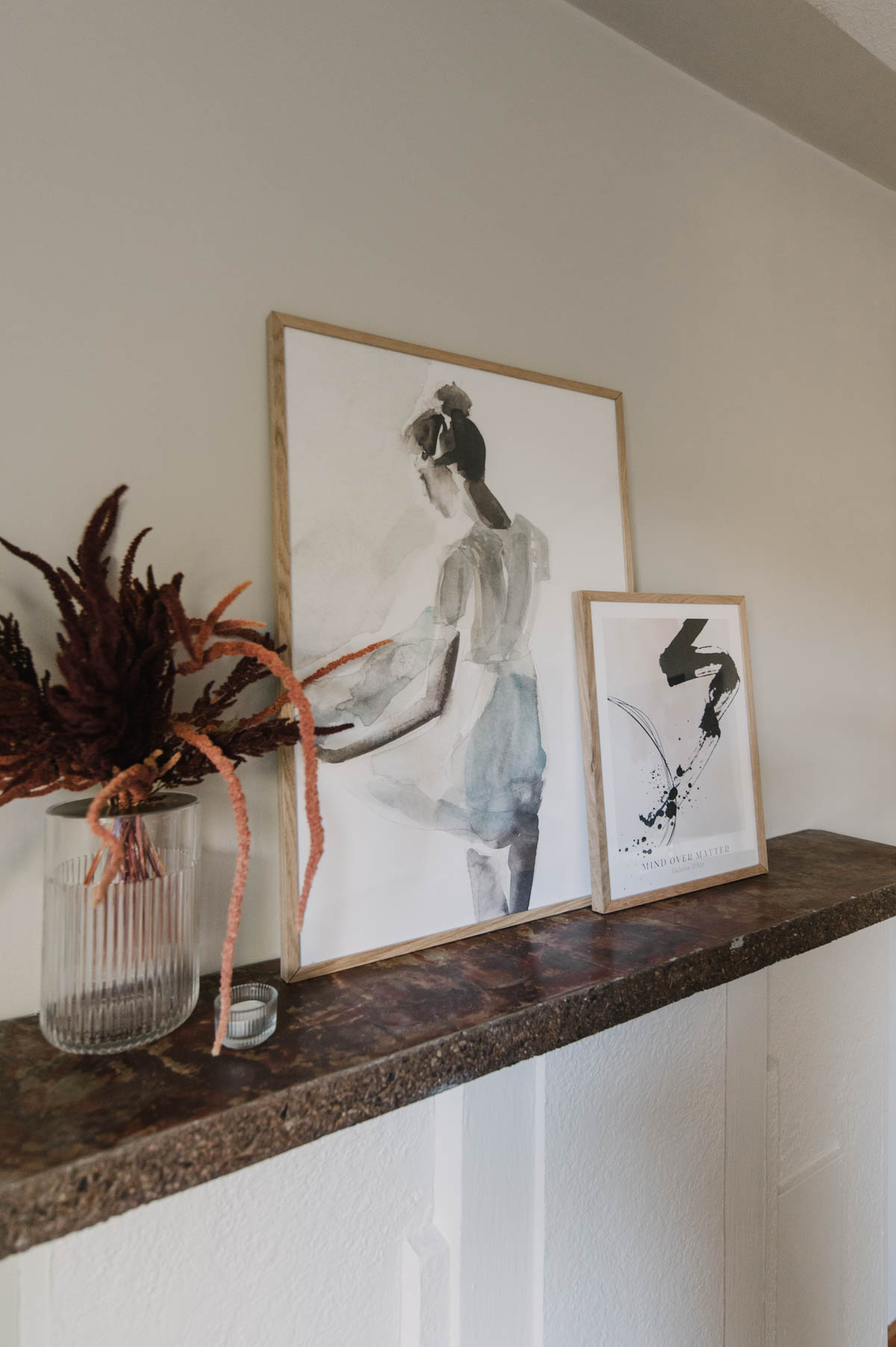 Simple Mantel Artwork