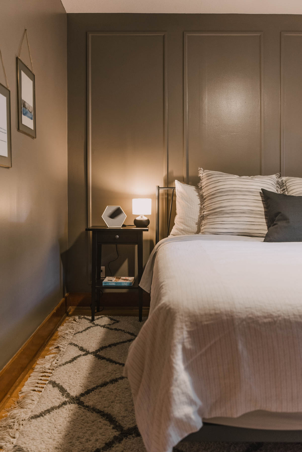 Moody Taupe Bedroom Makeover