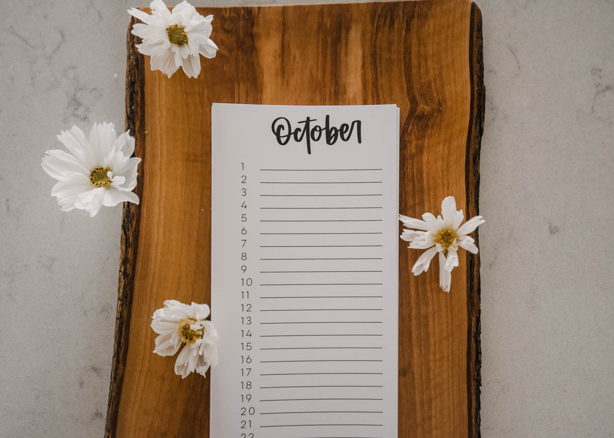Free printable list calendar for birthdays