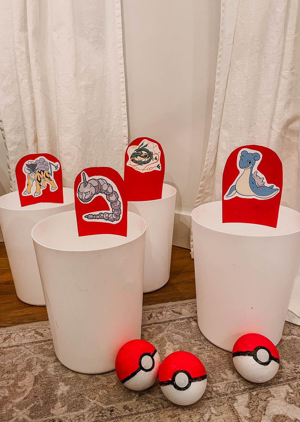 xPokemon toss game for a birthday party 