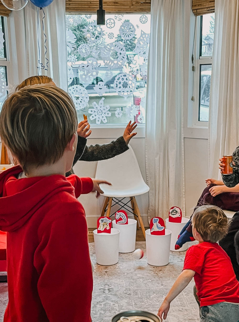Pokemon toss game for a birthday party 