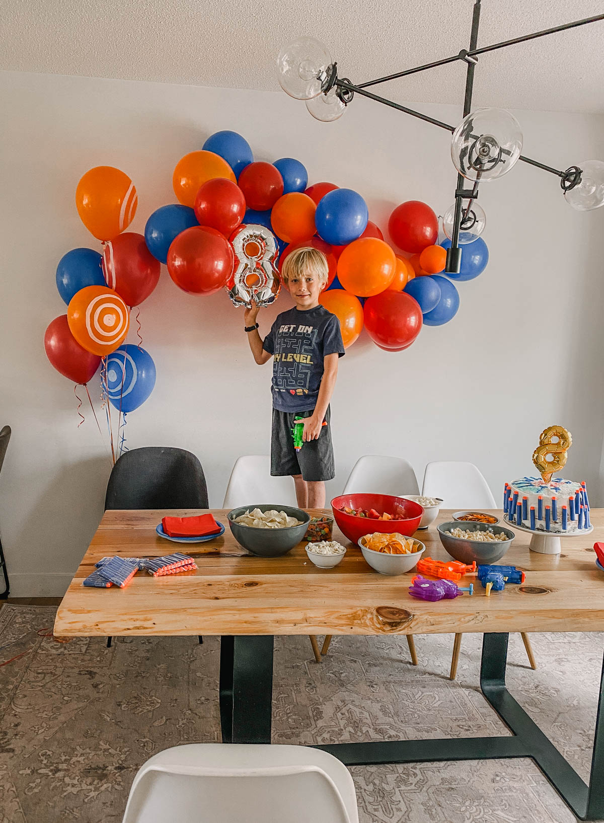 DIY Nerf Birthday Party Decor