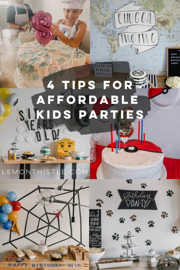 Affordable Kids Birthday Party Decor - Lemon Thistle
