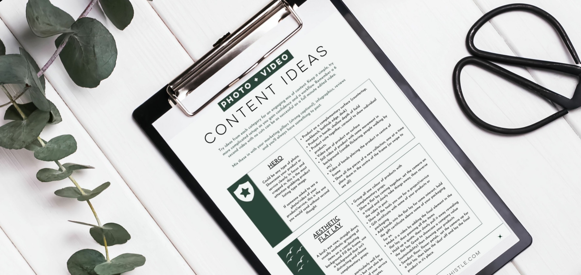 MASTER CONTENT IDEA LIST