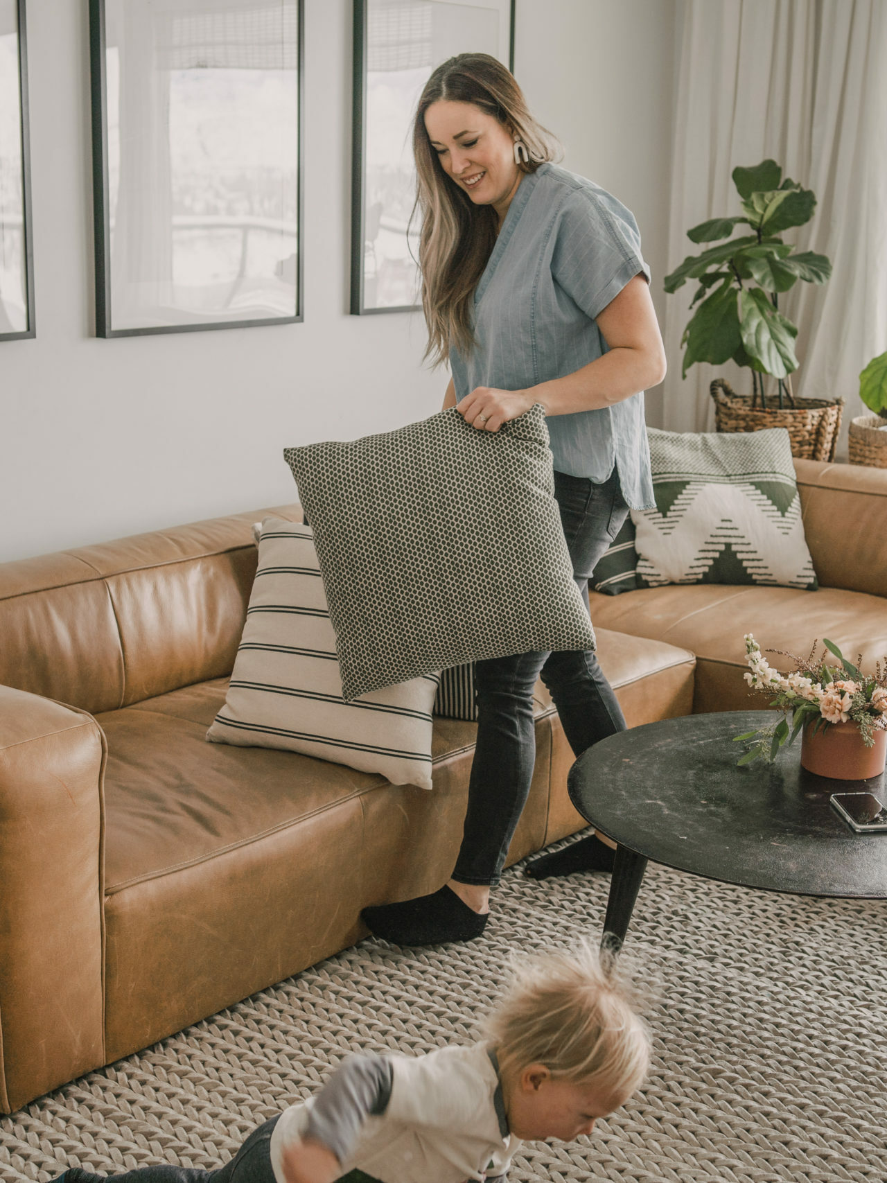 just putting pillows on my couch