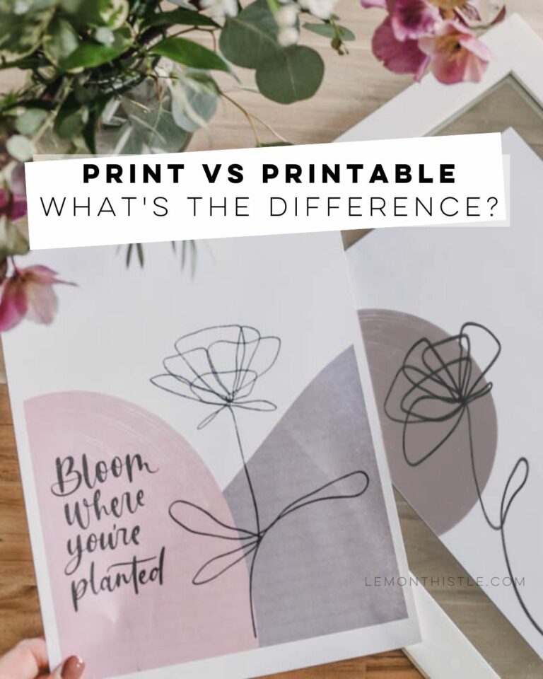 How to Print Free Printables Lemon Thistle How to Print Free Printables Lemon Thistle