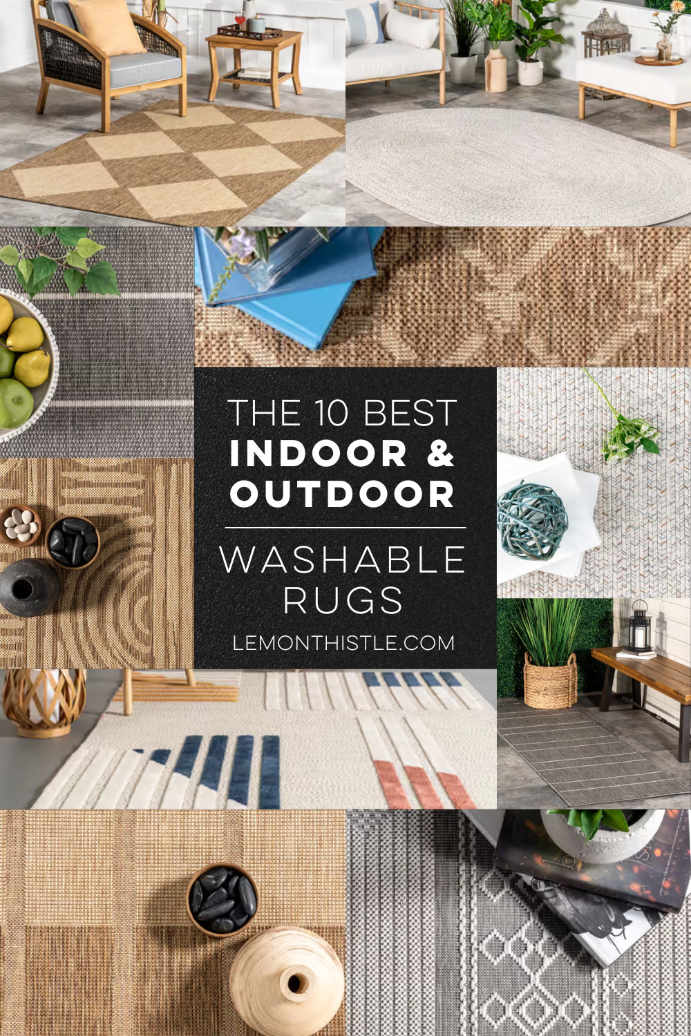 I love an outdoor washable rug. These are the 10 best.