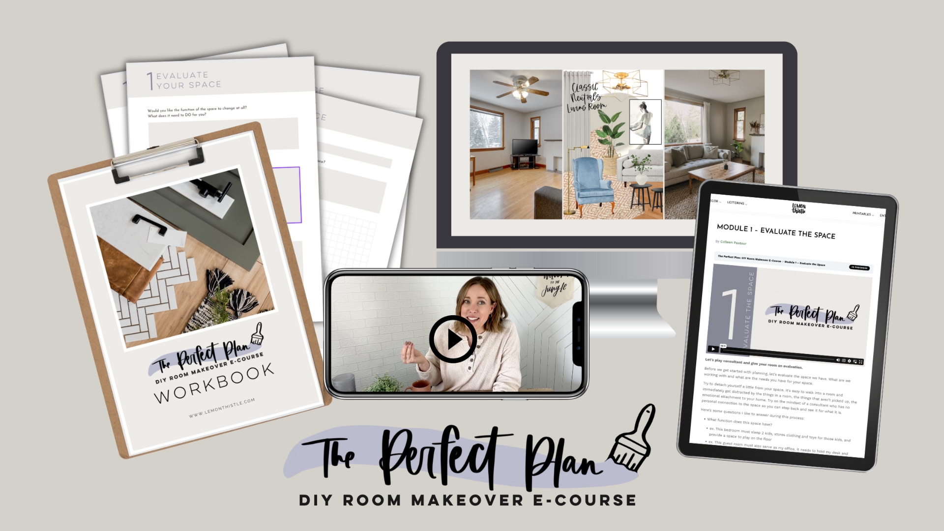 The perfect plan: diy room makeover ecourse