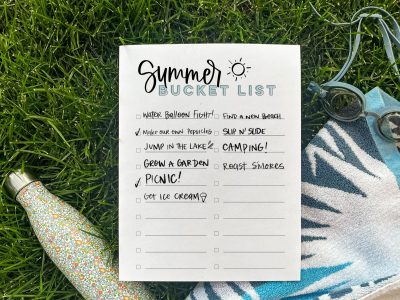 printable bucket list for summer