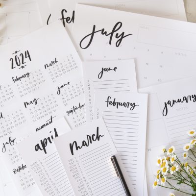 printed 2024 calendars