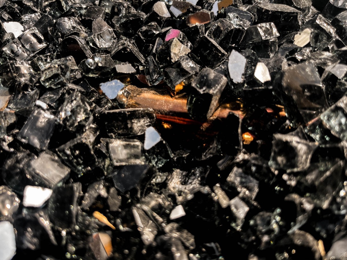 reflective black fire glass review
