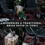 modernize a brick patio