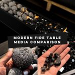 Modern Fire Pit Media Ideas