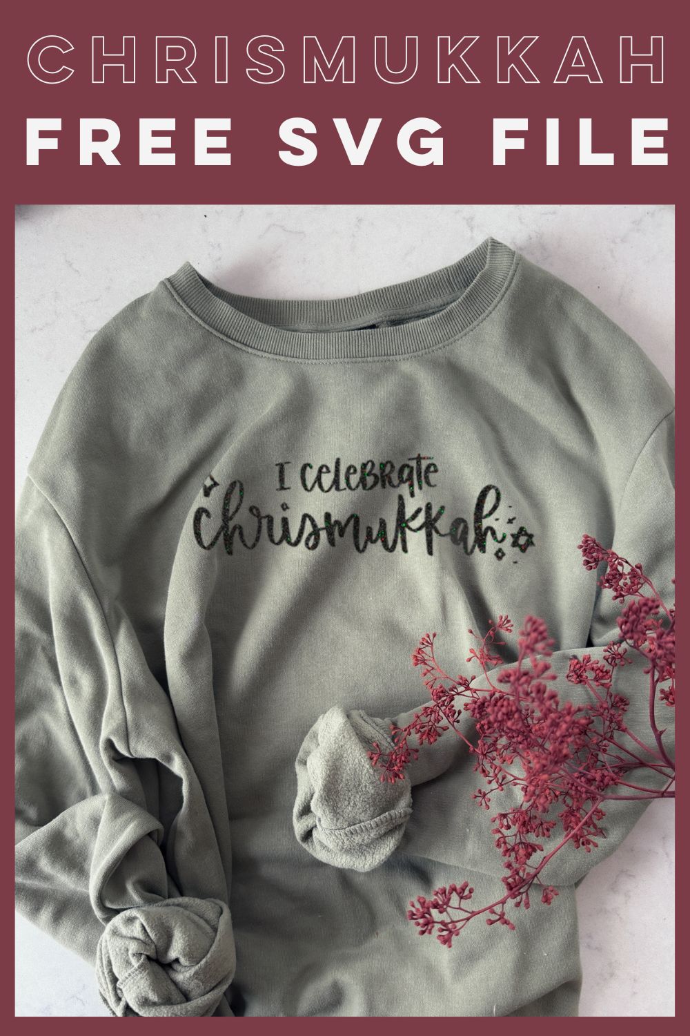 Free Chrismukkah SVG designs